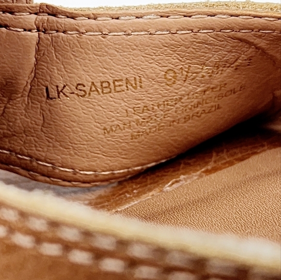 Lucky Brand Sabeni Leather Tan Sandals - Picture 11 of 15